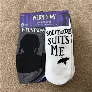 Low Cut Socks - Black and White